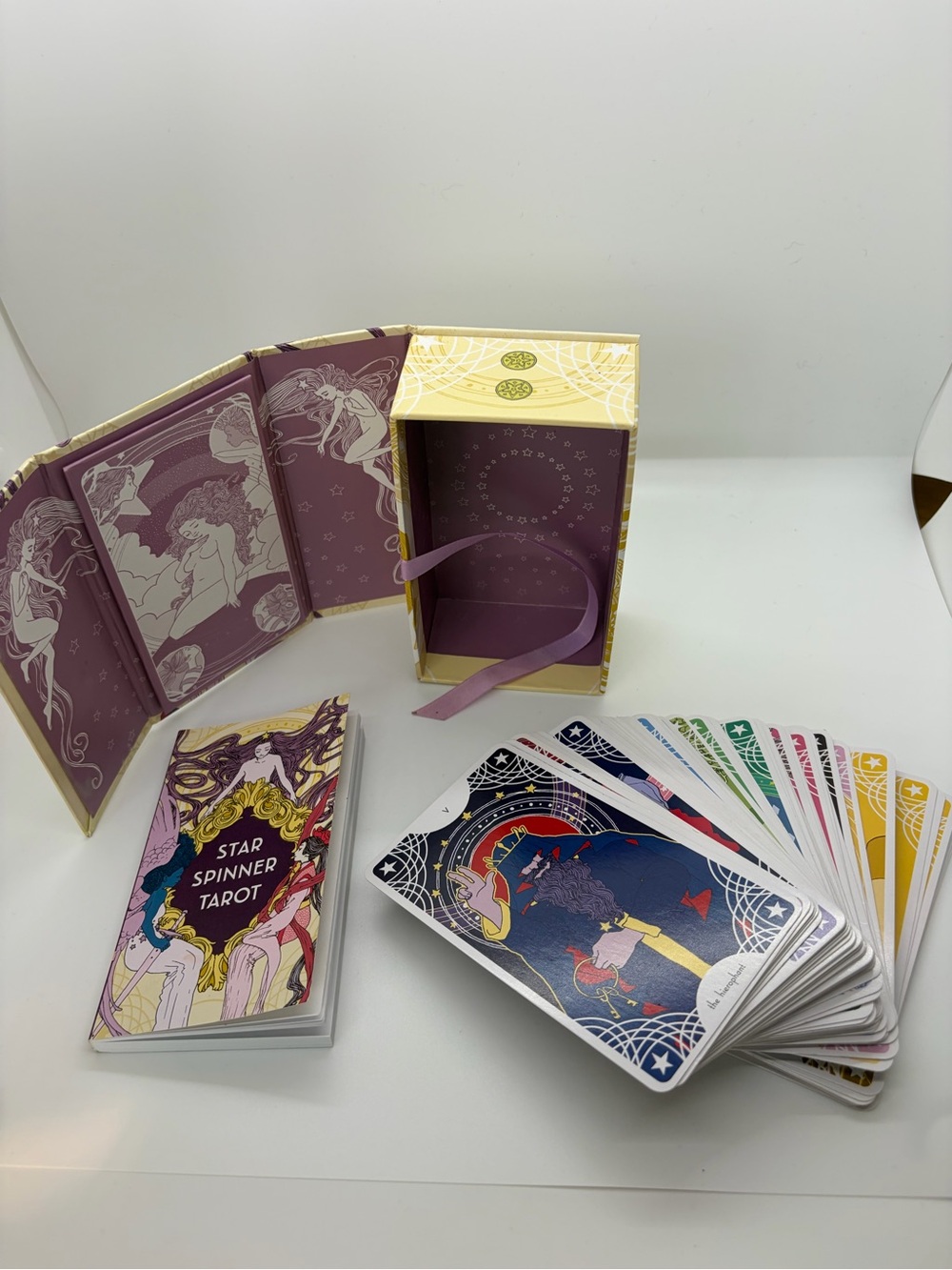 Star Spinner Tarot by Trungles Complete Box & Guidebook 80 Cards Missing The ⭐️ - Picture 2 of 2